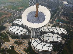 武漢航拍最有特色建筑-未來科技城